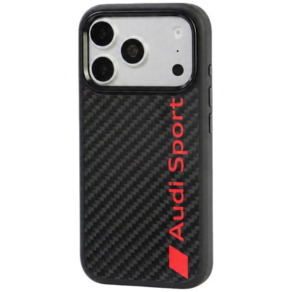 Audi R8 Carbon Fiber MagSafe Case for iPhone 18 Pro / 17 Pro - Black_1