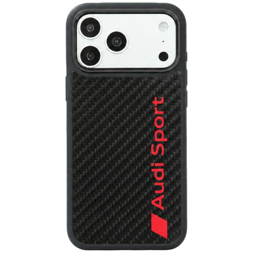 Audi R8 Carbon Fiber MagSafe Case for iPhone 18 Pro Max / 17 Pro Max - Black_0