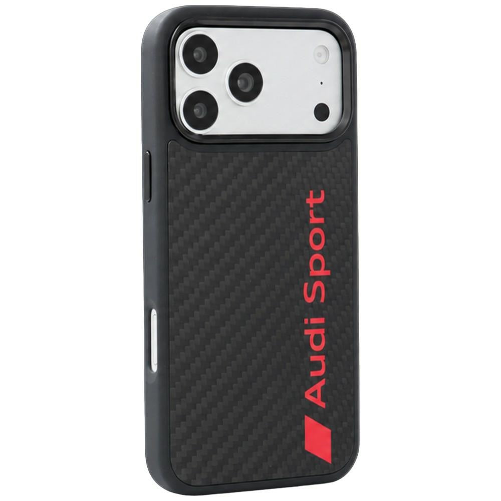 Audi R8 Carbon Fiber MagSafe Case for iPhone 18 Pro Max / 17 Pro Max - Black_2
