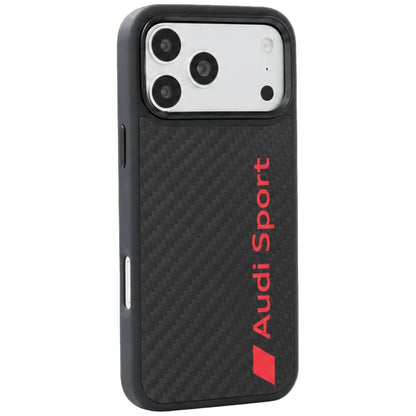 Audi R8 Carbon Fiber MagSafe Case for iPhone 18 Pro Max / 17 Pro Max - Black_2
