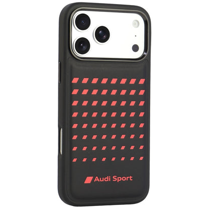 Audi Sport Synthetic Leather MagSafe Case for iPhone 18 Pro Max / 17 Pro Max - Black_1