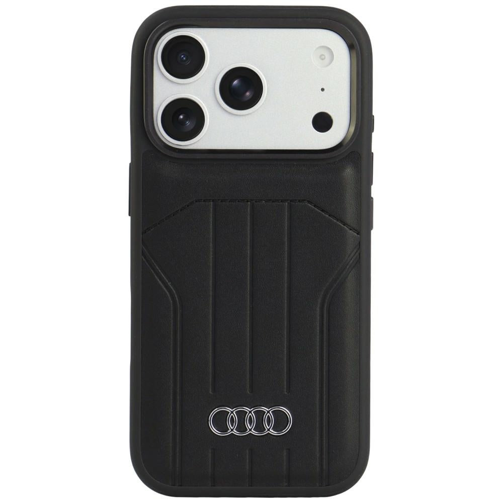 Audi Synthetic Leather Case MagSafe for iPhone 18 Pro / 17 Pro - Black_0
