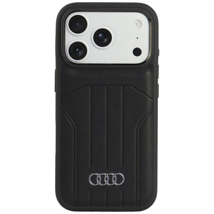 Audi Synthetic Leather Case MagSafe for iPhone 18 Pro / 17 Pro - Black_0