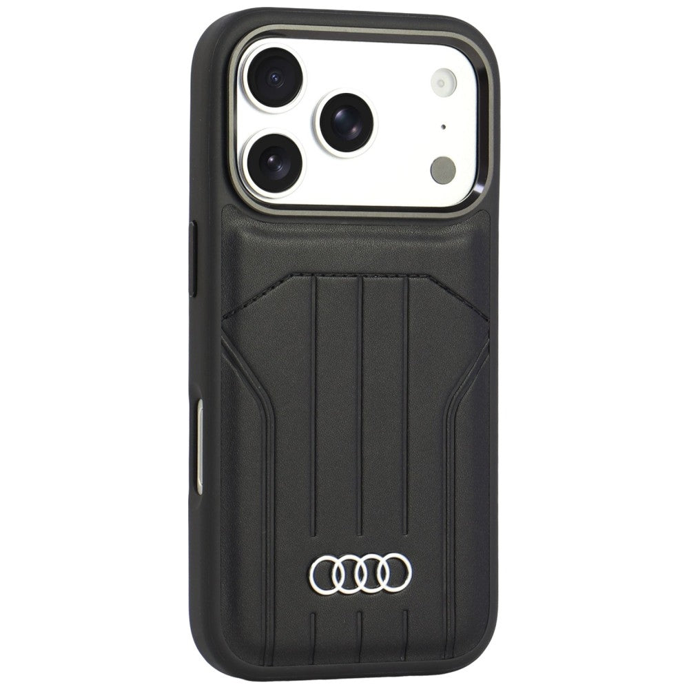 Audi Synthetic Leather Case MagSafe for iPhone 18 Pro / 17 Pro - Black_1