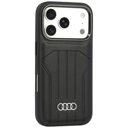 Audi Synthetic Leather Case MagSafe for iPhone 18 Pro / 17 Pro - Black_1