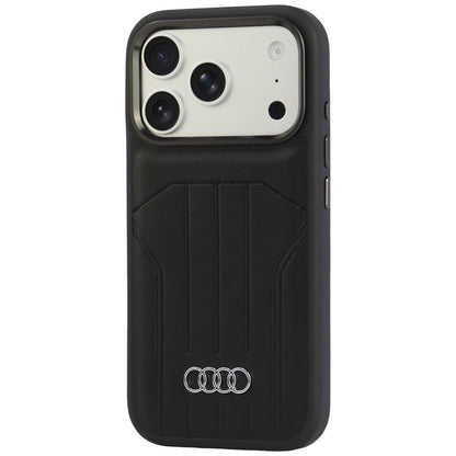 Audi Synthetic Leather Case MagSafe for iPhone 18 Pro / 17 Pro - Black_2