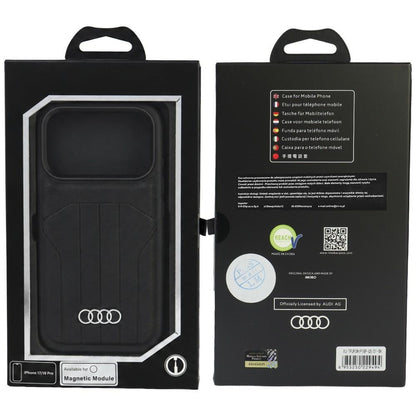 Audi Synthetic Leather Case MagSafe for iPhone 18 Pro / 17 Pro - Black_4