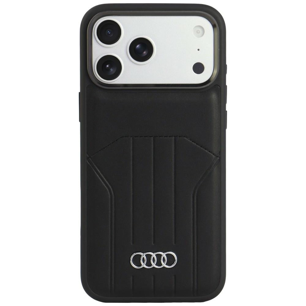 Audi Synthetic Leather Case MagSafe for iPhone 18 Pro Max / 17 Pro Max - Black_0