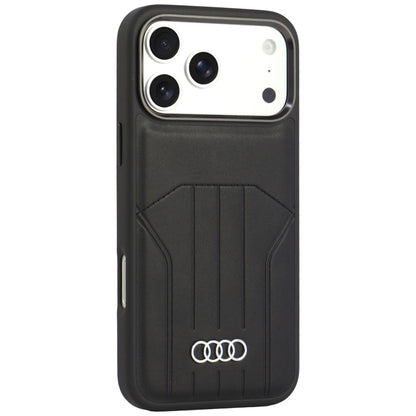 Audi Synthetic Leather Case MagSafe for iPhone 18 Pro Max / 17 Pro Max - Black_1