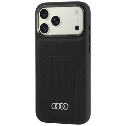 Audi Synthetic Leather Case MagSafe for iPhone 18 Pro Max / 17 Pro Max - Black_2