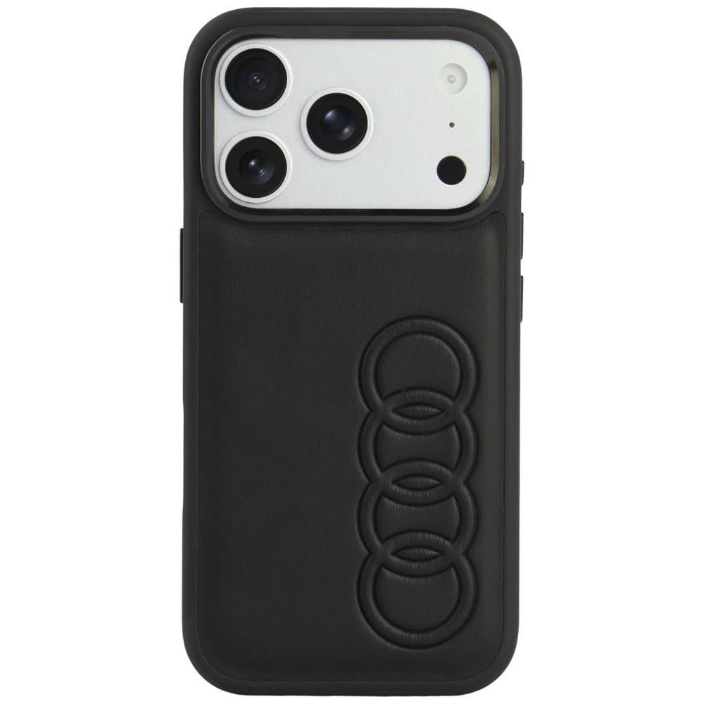 Audi TT Synthetic Leather MagSafe Case for iPhone 18 Pro / 17 Pro - Black_0