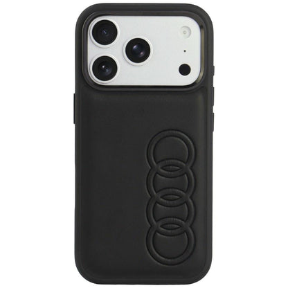 Audi TT Synthetic Leather MagSafe Case for iPhone 18 Pro / 17 Pro - Black_0