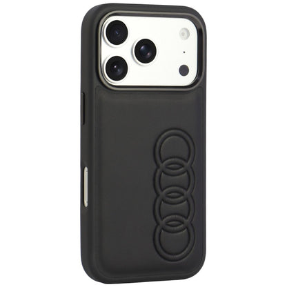 Audi TT Synthetic Leather MagSafe Case for iPhone 18 Pro / 17 Pro - Black_1