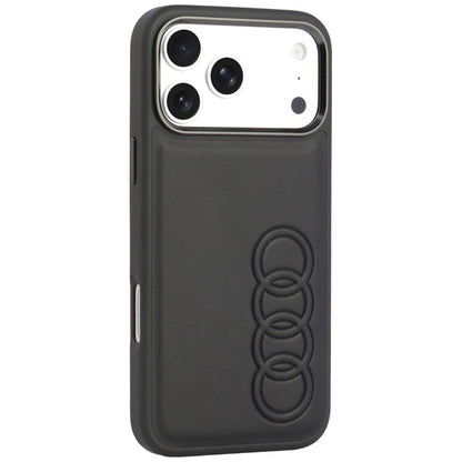 Audi TT Synthetic Leather MagSafe Case for iPhone 18 Pro Max / 17 Pro Max - Black_1