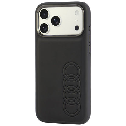Audi TT Synthetic Leather MagSafe Case for iPhone 18 Pro Max / 17 Pro Max - Black_2