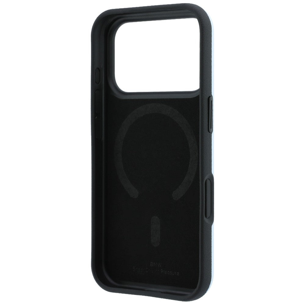 Etui BMW Kevlar Metal Logo MagSafe na iPhone 18 Pro / 17 Pro - niebieskie_6