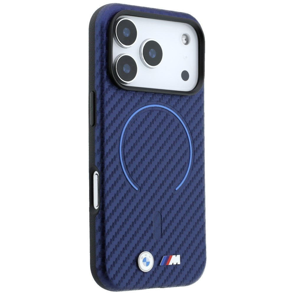 Etui BMW M Carbon Printed Ring MagSafe na iPhone 18 Pro / 17 Pro - granatowe_3