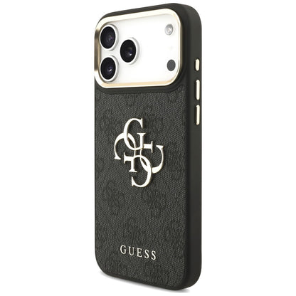 Etui Guess 4G Big 4G Classic Logo Big Strap Metal Buttons na iPhone 18 Pro / 17 Pro - czarne_1