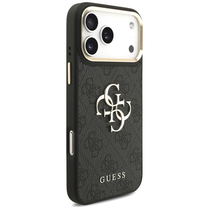 Etui Guess 4G Big 4G Classic Logo Big Strap Metal Buttons na iPhone 18 Pro / 17 Pro - czarne_3