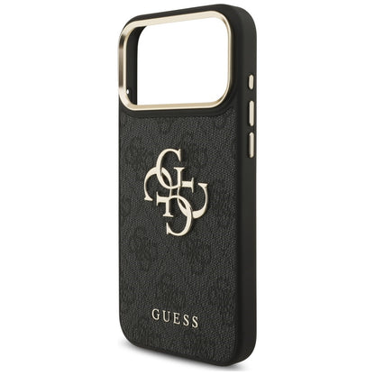 Etui Guess 4G Big 4G Classic Logo Big Strap Metal Buttons na iPhone 18 Pro / 17 Pro - czarne_5