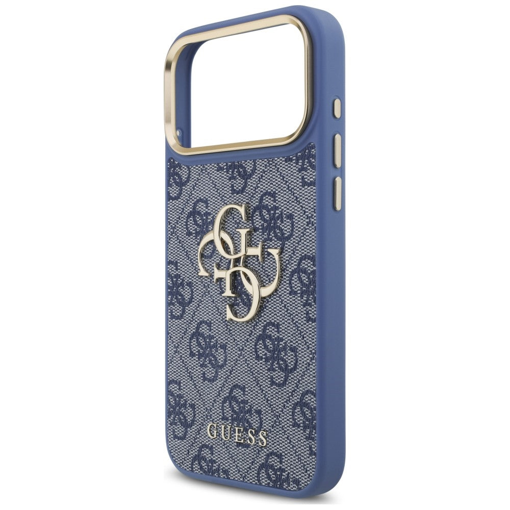 Etui Guess 4G Big 4G Classic Logo Big Strap Metal Buttons na iPhone 18 Pro Max / 17 Pro Max - niebieskie_5