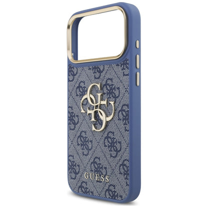 Etui Guess 4G Big 4G Classic Logo Big Strap Metal Buttons na iPhone 18 Pro Max / 17 Pro Max - niebieskie_5