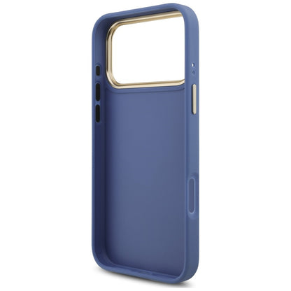 Etui Guess 4G Big 4G Classic Logo Big Strap Metal Buttons na iPhone 18 Pro Max / 17 Pro Max - niebieskie_6