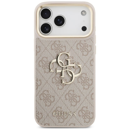 Etui Guess 4G Big 4G Classic Logo Big Strap Metal Buttons na iPhone 18 Pro Max / 17 Pro Max - różowe_2