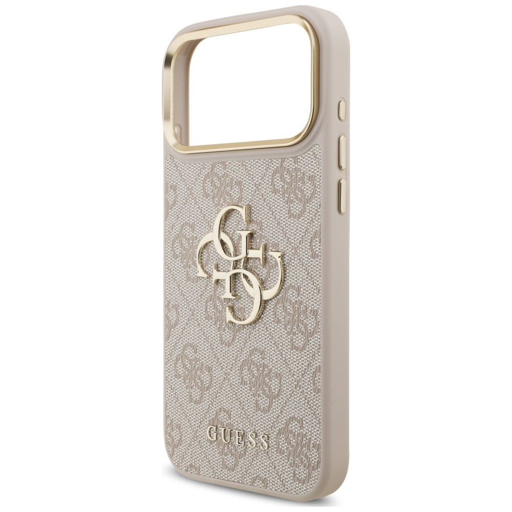 Etui Guess 4G Big 4G Classic Logo Big Strap Metal Buttons na iPhone 18 Pro Max / 17 Pro Max - różowe_5