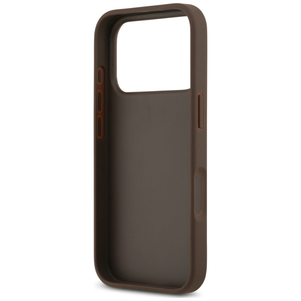 Etui Guess 4G nauble Card Triange na iPhone 18 Pro / 17 Pro - brązowe_6