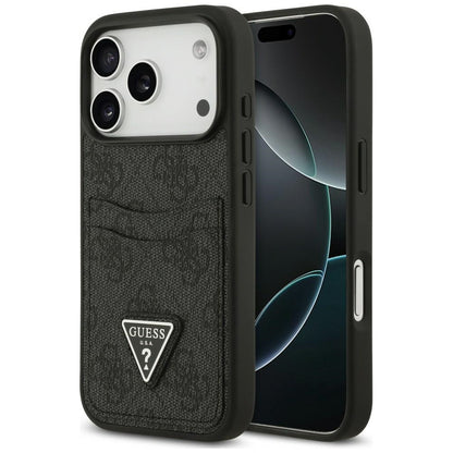 Etui Guess 4G nauble Card Triange na iPhone 18 Pro / 17 Pro - czarne_0