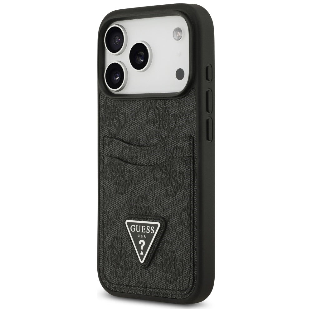 Etui Guess 4G nauble Card Triange na iPhone 18 Pro / 17 Pro - czarne_1