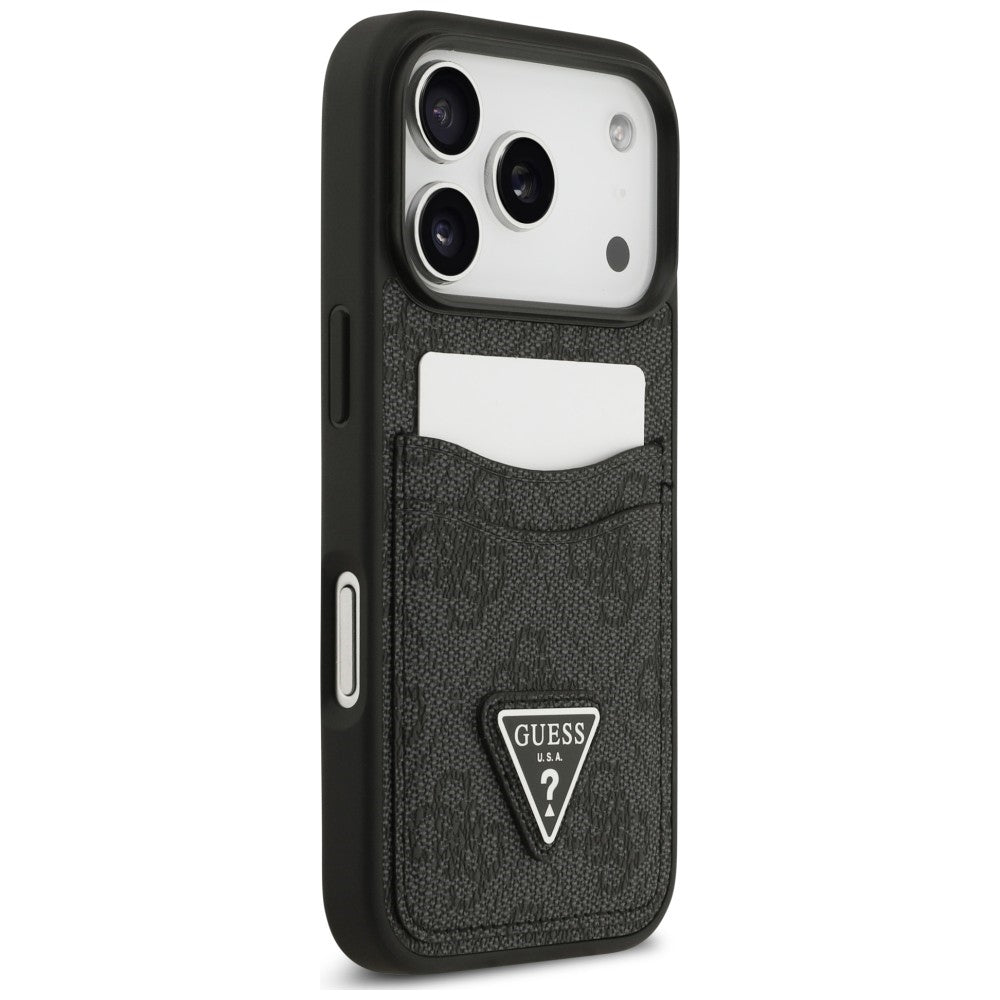 Etui Guess 4G nauble Card Triange na iPhone 18 Pro / 17 Pro - czarne_3