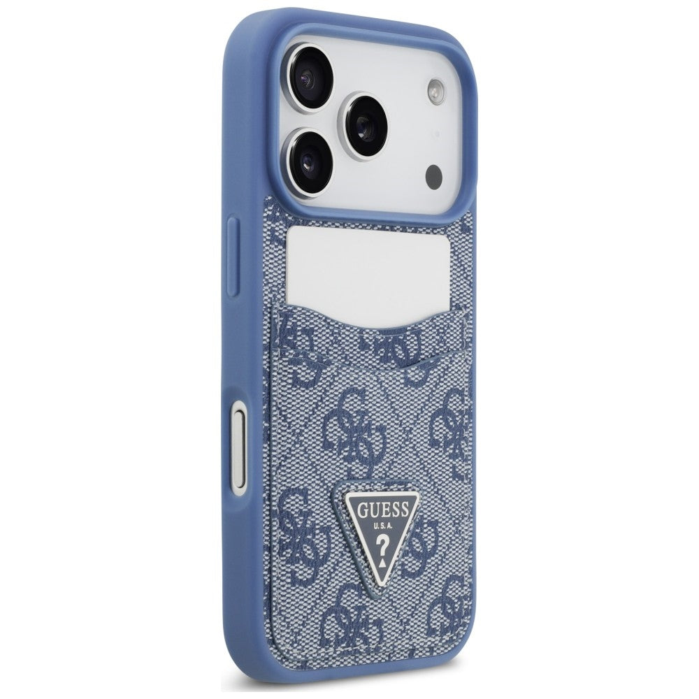 Etui Guess 4G nauble Card Triange na iPhone 18 Pro / 17 Pro - niebieskie_3
