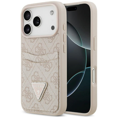 Etui Guess 4G nauble Card Triange na iPhone 18 Pro / 17 Pro - różowe_0