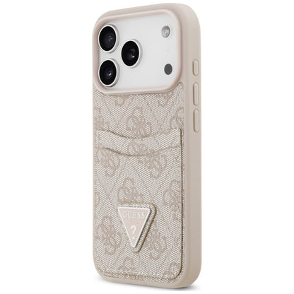 Etui Guess 4G nauble Card Triange na iPhone 18 Pro / 17 Pro - różowe_1