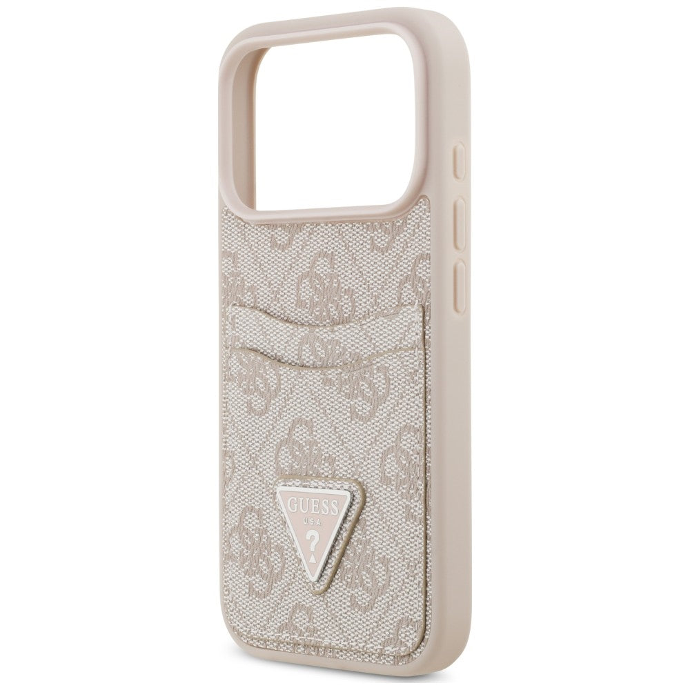 Etui Guess 4G nauble Card Triange na iPhone 18 Pro / 17 Pro - różowe_5
