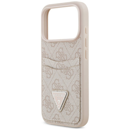 Etui Guess 4G nauble Card Triange na iPhone 18 Pro / 17 Pro - różowe_5