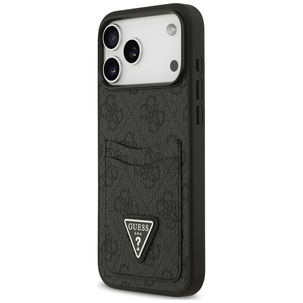 Etui Guess 4G nauble Card Triange na iPhone 18 Pro Max / 17 Pro Max - czarne_1