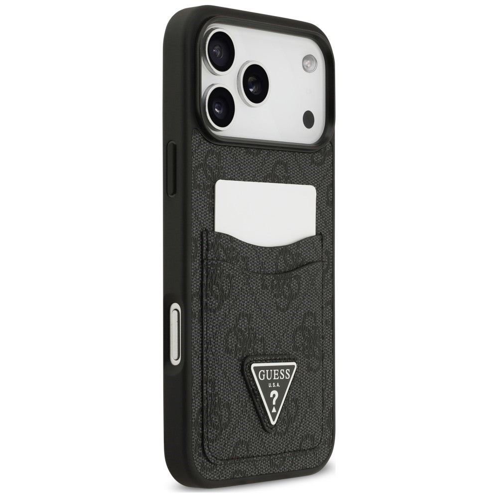 Etui Guess 4G nauble Card Triange na iPhone 18 Pro Max / 17 Pro Max - czarne_3