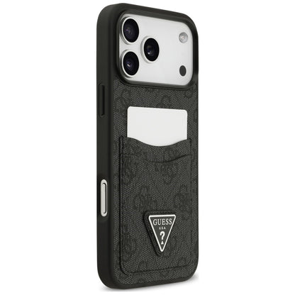 Etui Guess 4G nauble Card Triange na iPhone 18 Pro Max / 17 Pro Max - czarne_3