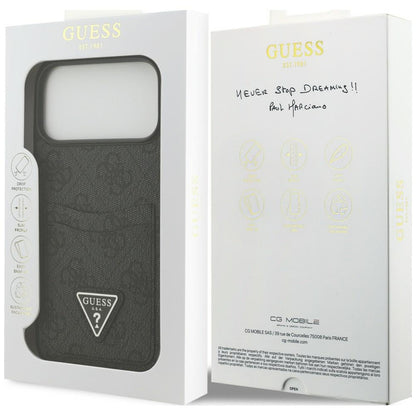 Etui Guess 4G nauble Card Triange na iPhone 18 Pro Max / 17 Pro Max - czarne_7