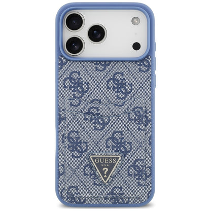 Etui Guess 4G nauble Card Triange na iPhone 18 Pro Max / 17 Pro Max - niebieskie_2