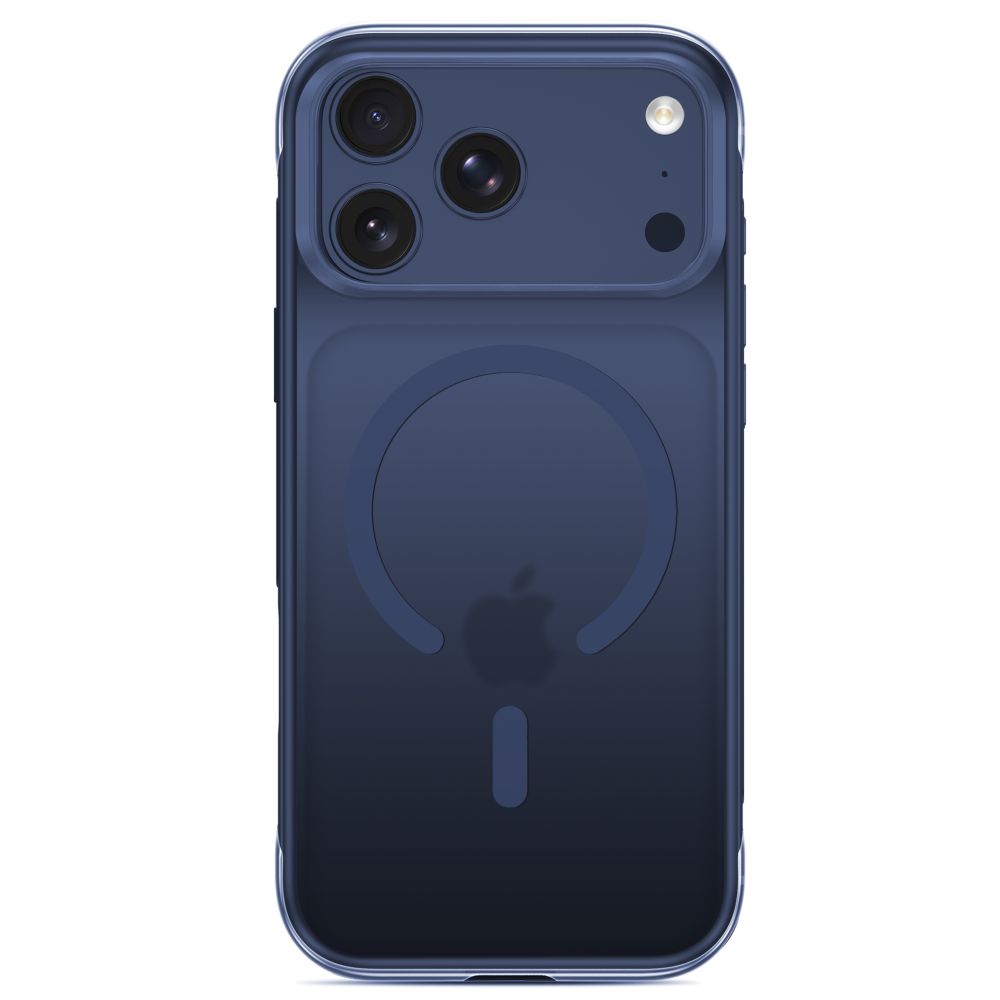 Tech-Protect MagAir MagSafe CC Case for iPhone 18 Pro / 17 Pro - Matte Dark Blue_2