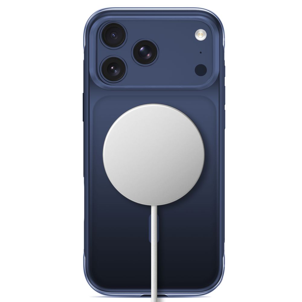 Tech-Protect MagAir MagSafe CC Case for iPhone 18 Pro / 17 Pro - Matte Dark Blue_3