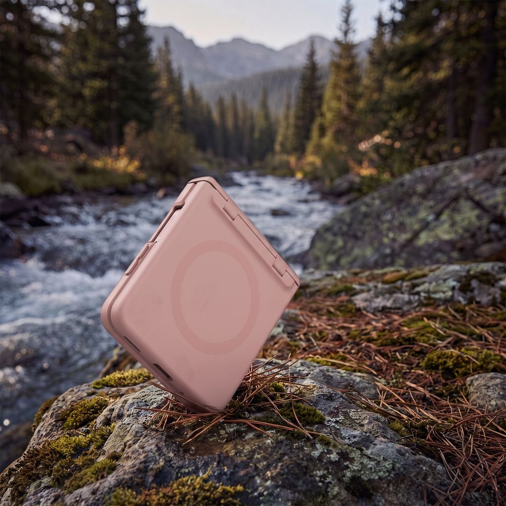 Tech-Protect Kevlar Aura MagSafe Case for Samsung Galaxy Z Flip 8 - Pink_5