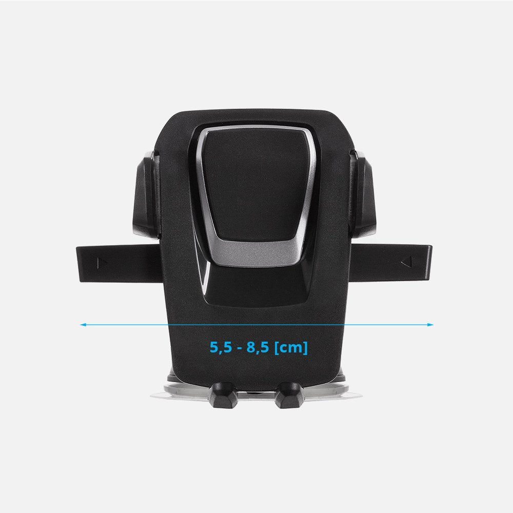 Telescopic Car Mount Phone Holder Dashboard or Windshield for black - OUTLET_3