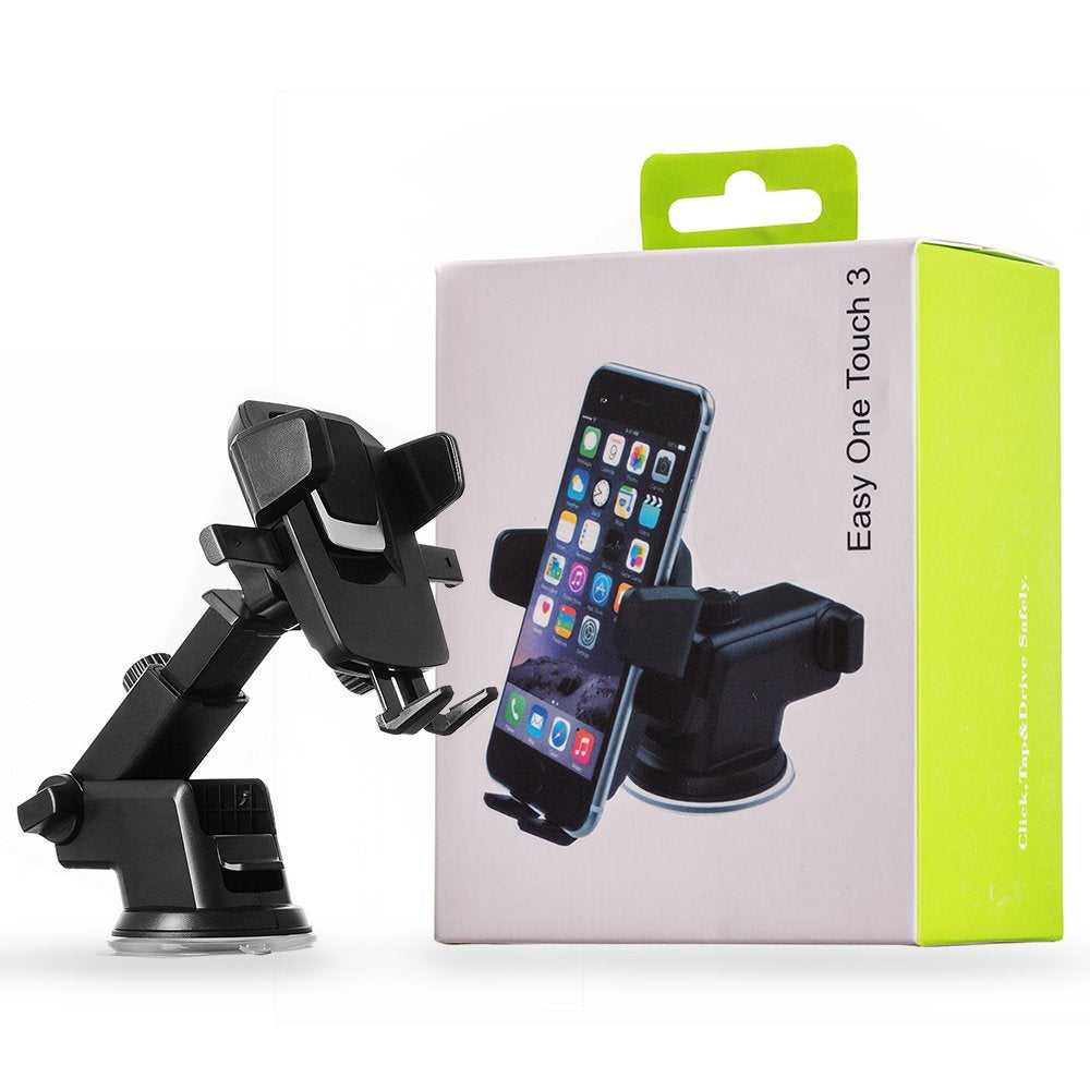 Telescopic Car Mount Phone Holder Dashboard or Windshield for black - OUTLET_6
