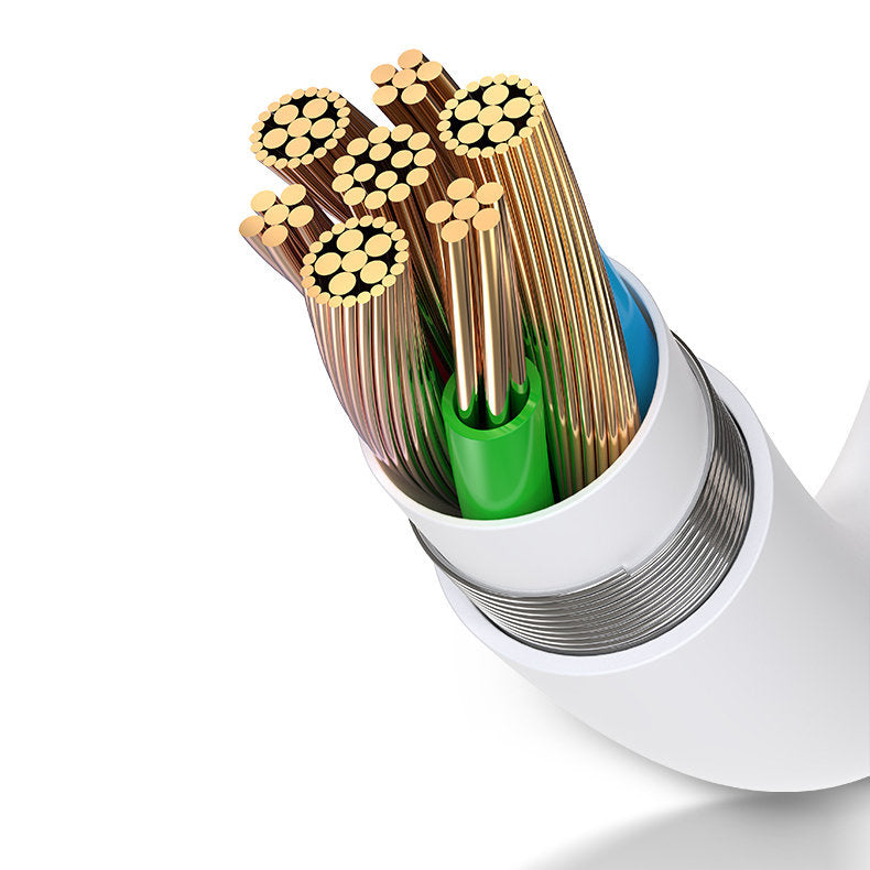 Joyroom S-Y104 headphone adapter Lightning - Lightning / mini jack 3.5mm - white - OUTLET_3