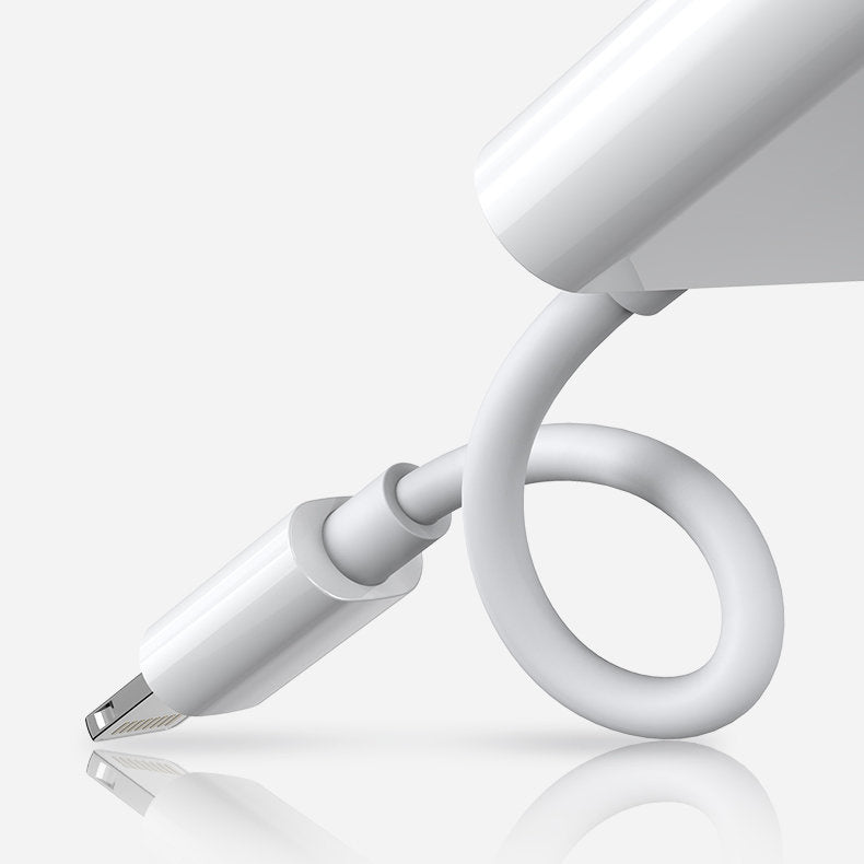 Joyroom S-Y104 headphone adapter Lightning - Lightning / mini jack 3.5mm - white - OUTLET_5